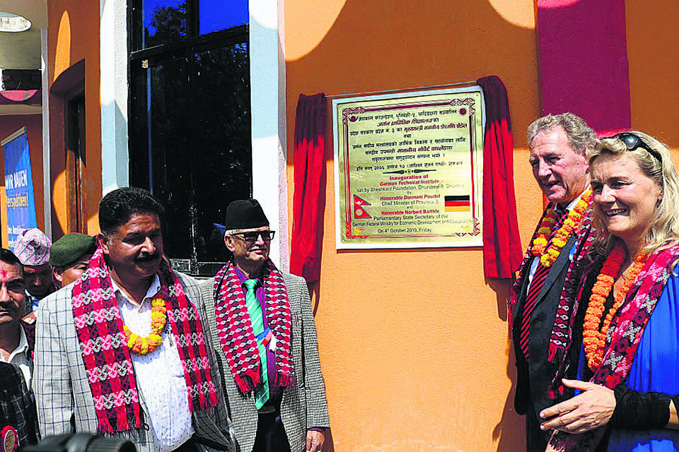 German technical and vocational school established in Dhading